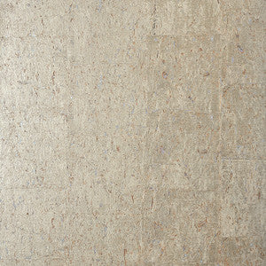Cork Metallic Pewter T83009 by Thibaut Designer Wallpaper