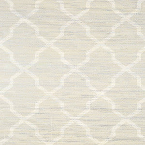 Carolyn Trellis Cream on Metallic T83030 by Thibaut Designer Wallpaper