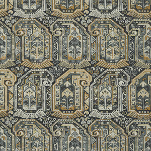 Gleniffer Black and Grey T85021 by Thibaut Designer Wallpaper