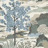 Daintree Aqua T85043 by Thibaut Designer Wallpaper
