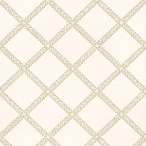 Majuli Trellis Beige T88750 by Thibaut Designer Wallpaper