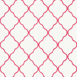 Island Pink T88764 by Thibaut Designer Wallpaper