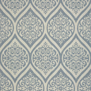 Tangiers Navy on White T89148 by Thibaut Designer Wallpaper