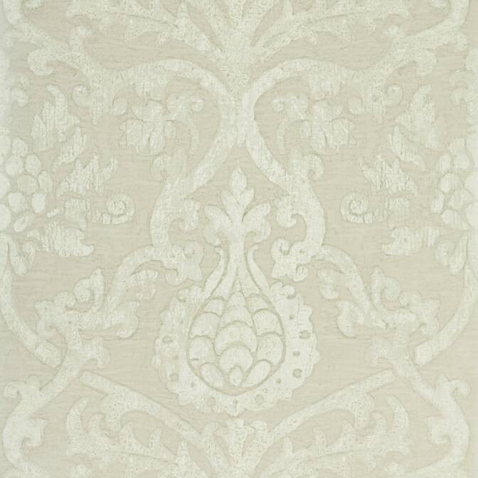 Pravata Damask Pearl T89179 by Thibaut Wallpaper Thibaut Wallpaper Pravata Damask Pearl T89179Wallpaper Damask Resource 4 Non Woven Wallpaper ITALY </p><p>Repeat: V: 25.5 27 - Fabric Carolina -