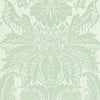 BEAUFORT DAMASK Teal T9038 by Thibaut Designer Wallpaper