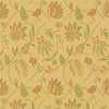 CAROLINA Green and Tan T9052 by Thibaut Designer Wallpaper