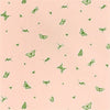 LADYBUG Green on Pink T9768 by Thibaut Designer Wallpaper