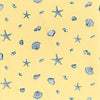 NEPTUNE Blue on Yellow T9779 by Thibaut Designer Wallpaper