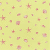 NEPTUNE Coral on Green T9783 by Thibaut Designer Wallpaper