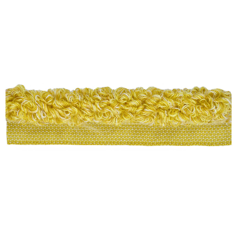 Aloha Rouche Lemonade by Kravet Design Designer Trim ACRYLIC - 100% France LIGHT Horizontal: 0 and Vertical: 0 0.5 - Swanky Fabrics -