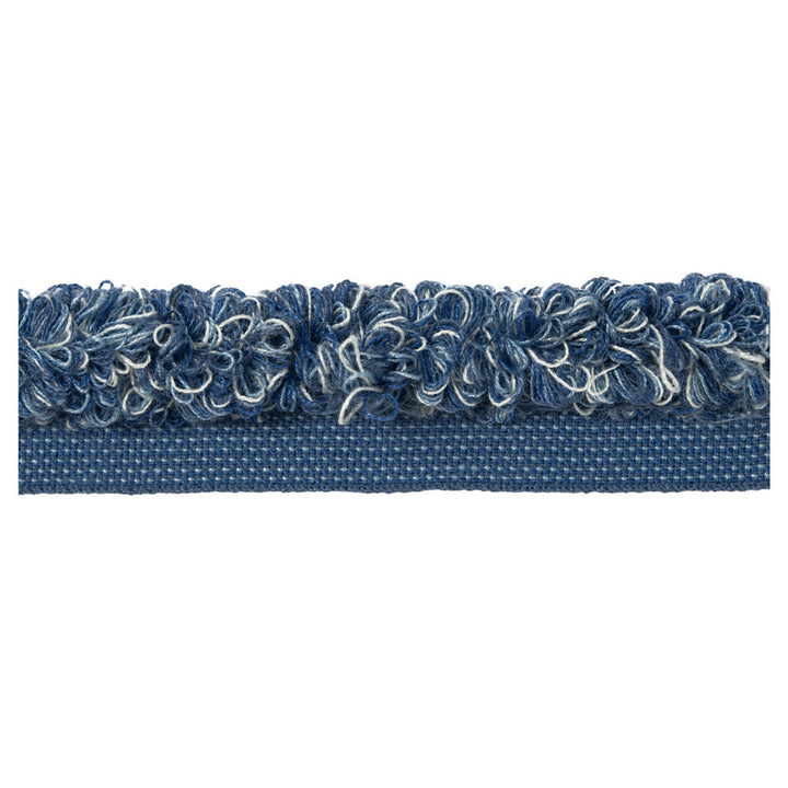 Aloha Rouche Seaport by Kravet Design Designer Trim ACRYLIC - 100% France LIGHT Horizontal: 0 and Vertical: 0 0.5 - Swanky Fabrics -