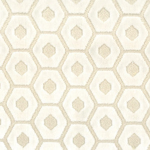 Tambourine 3 Eggshell by Stout Designer Fabric