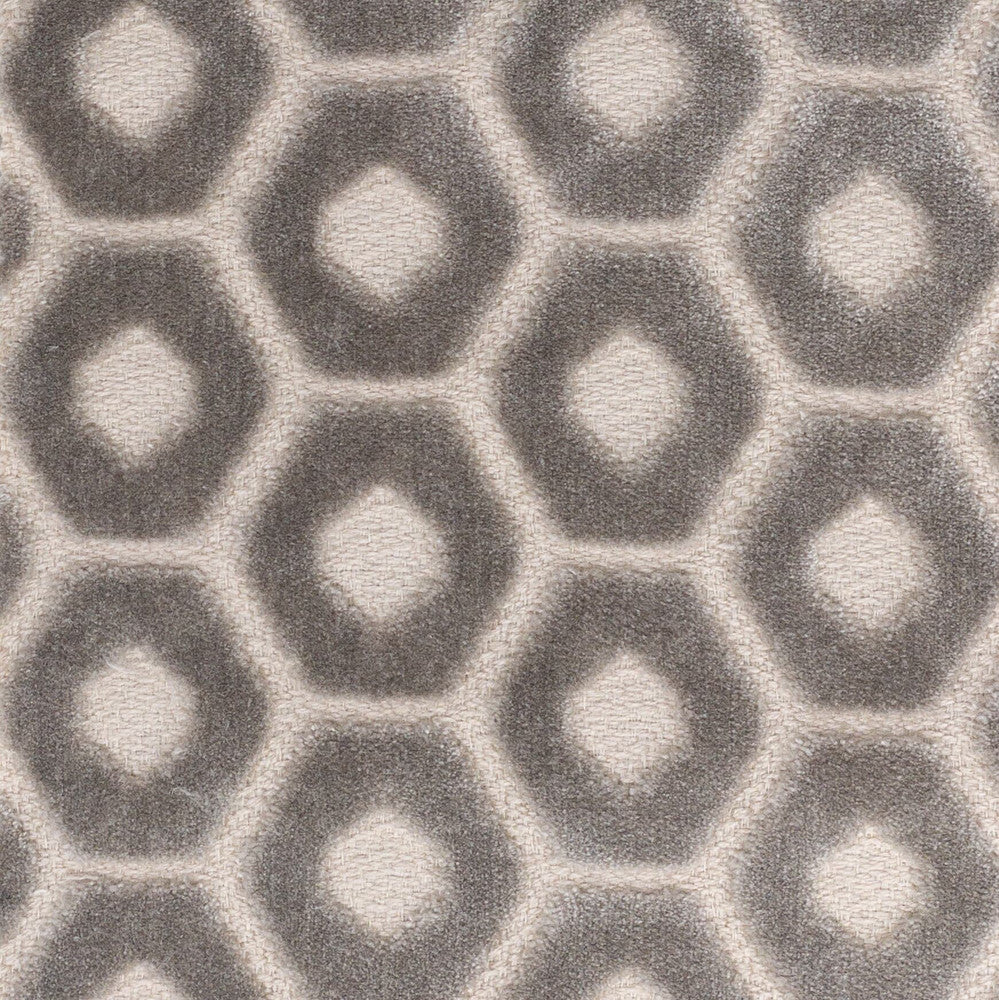 Tambourine 4 Grey by Stout Fabric Stout Fabric Tambourine 4 GreyFabric PILED HIGH VELVETS INDIA </p><p>Repeat: H: 2.500, V: 1.750 56 in - Fabric Carolina -