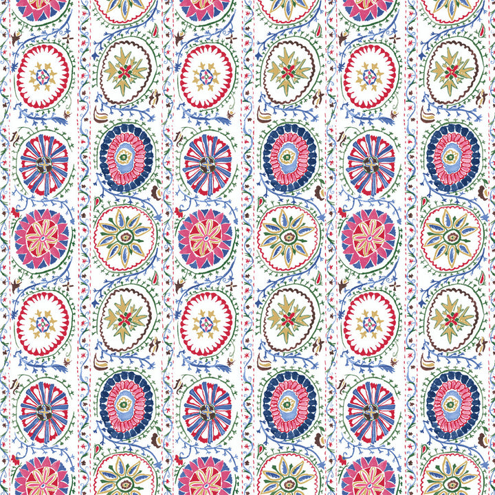 Tamerlane 1 Multi by Aoc Fabric Aoc Fabric Tamerlane 1 MultiFabric THE ART OF COLOR CAPRICORN 53%LIN 12%NYL 35%COT UK </p><p>Repeat: H: 9.000, V: 13.625 55 in - Fabric Carolina -