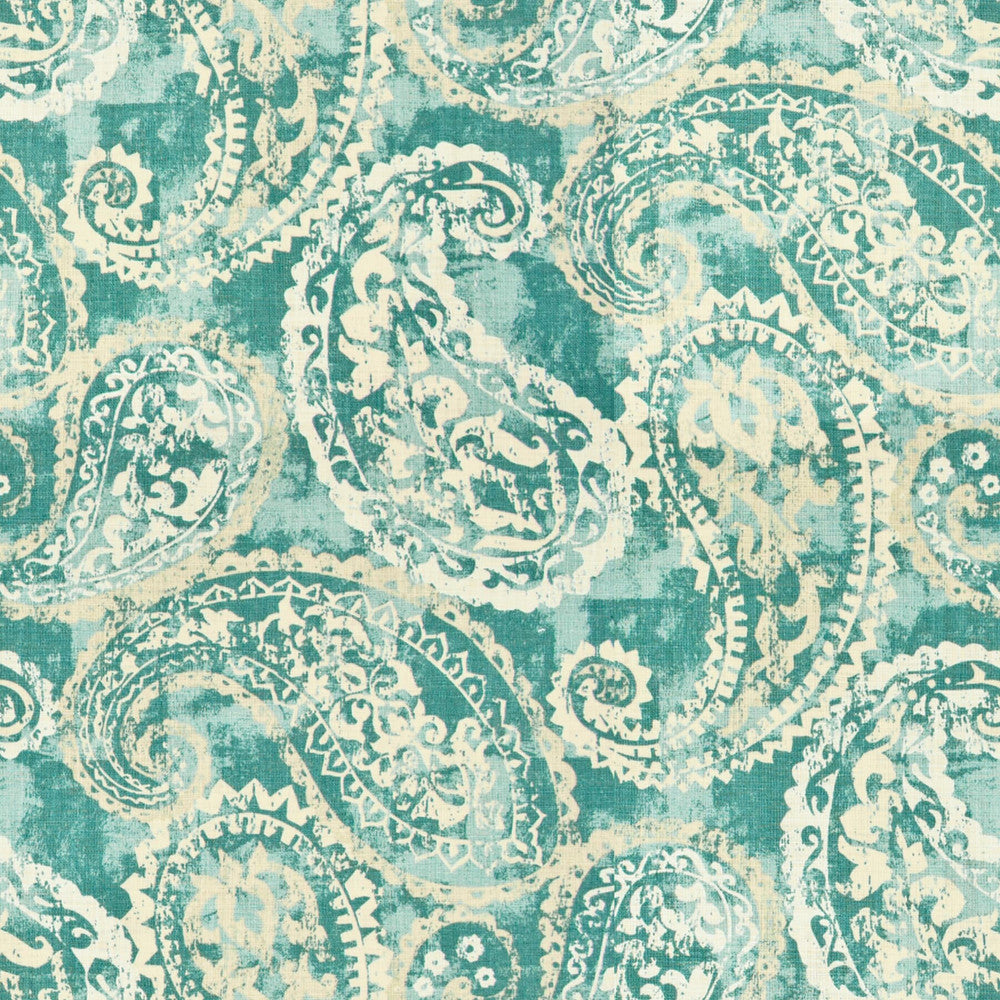 Tamworth 2 Teal by Stout Designer Fabric Rainbow Library Aqua/Lagoon 100% Cotton PAKISTAN FLAME RETARDANT-U.F.A.C. CLASS 1 (OR A) CATB 117-2013 WYZENBEEK 50 000 DOUBLE RUB WEAR TEST (HEAVY DUTY) Horizontal: 27 and Vertical: 27 54 in - Swanky Fabrics -