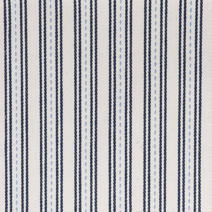 Tara 1 Navy by Stout Designer Fabric RAINBOW LIBRARY DENIM/INDIGO 100%COT PORTUGAL Horizontal: 1.125 and Vertical: 0.000 54 in - Swanky Fabrics -