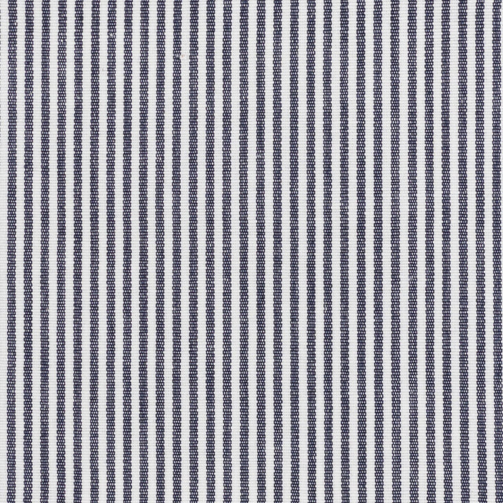 Tarkington 3 Indigo by Stout Designer Fabric JUST STRIPES DENIM/SLATE 100%COT INDIA Horizontal: 0.250 and Vertical: 0.000 54 in - Swanky Fabrics -