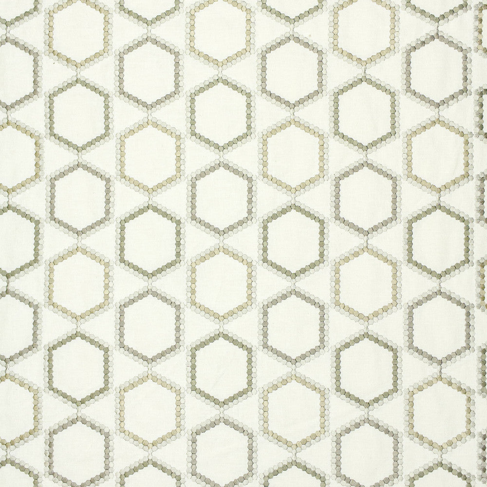 Tarry 3 Fog by Stout Designer Fabric COLOR MY WINDOW MARBLE/FLAX 52%COT 48%POL %REMB INDIA Horizontal: 7.250 and Vertical: 12.375 50.75 in - Swanky Fabrics -