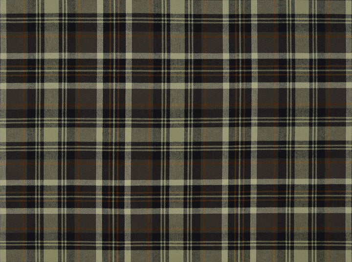 Tartan Plaid Jet Black 93 by Covington Designer Fabric 55" 100% COTTON Turkey Horizontal: 0 and Vertical: 0 55 - Swanky Fabrics -