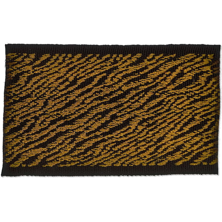 Tarzan 6 Black/Camel by Stout Designer Trim HARMONY TRIM 54%POL 46%SVI CHINA </p><p>Repeat: 0 2.5 in - Swanky Fabrics -