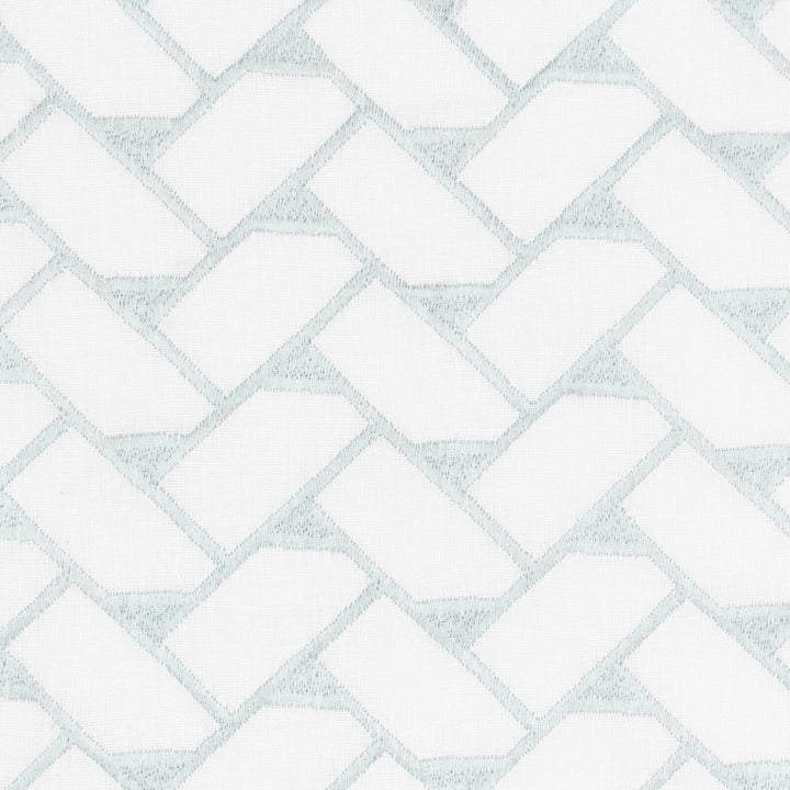 Tattled 3 Mineral by Stout Designer Fabric COLOR MY WINDOW AQUA/HARBOR 52%LIN 48%COT %PEMB INDIA Horizontal: 3.000 and Vertical: 1.500 50 in - Swanky Fabrics -