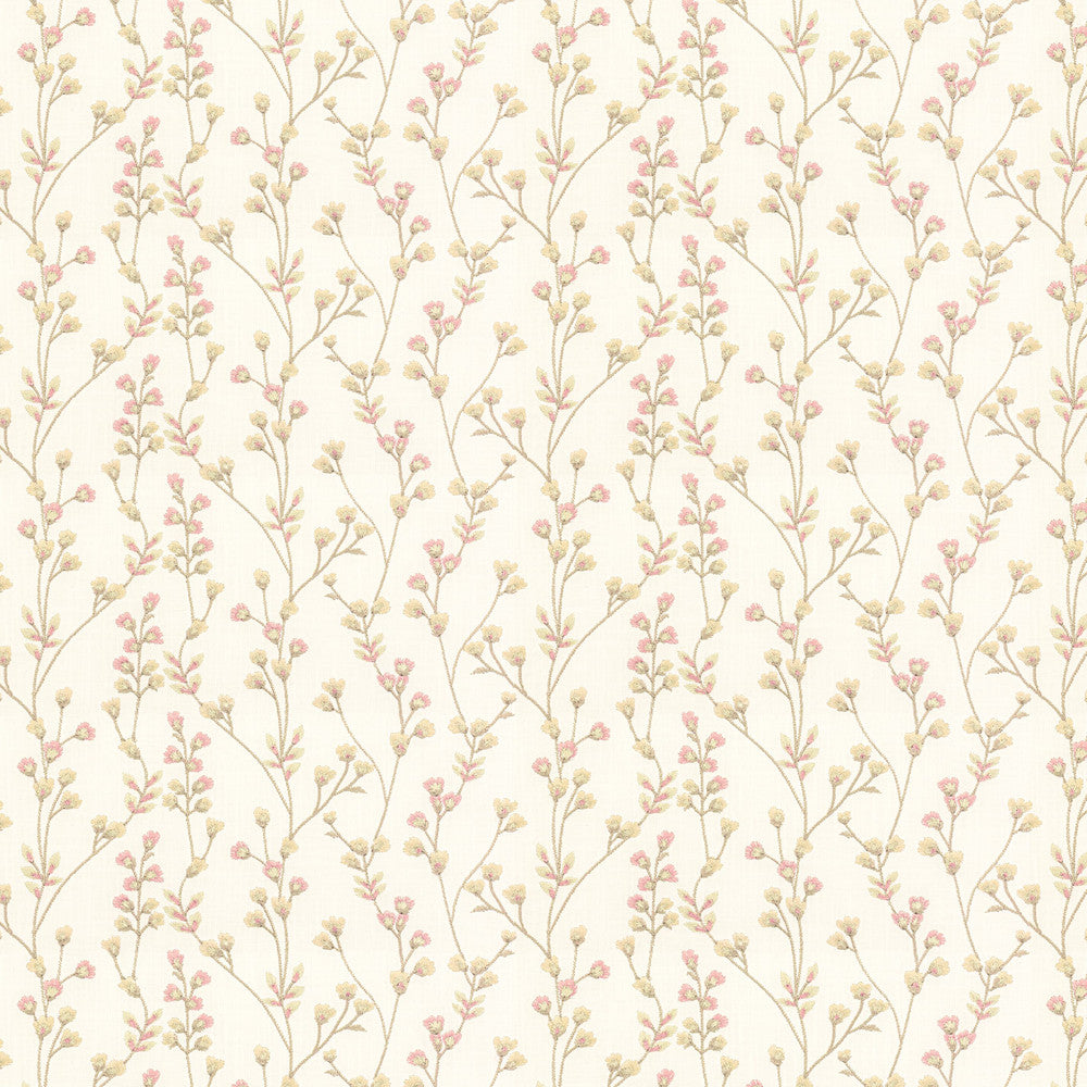Tavern 3 Tearose by Stout Designer Fabric COMFORTABLE LIVING PETAL/PUNCH 73%COT 27%POL %REMB INDIA WYZENBEEK 20 000 DOUBLE RUB WEAR TEST (HEAVY DUTY) CATB 117-2013 Horizontal: 13.5 and Vertical: 6.25 54 in - Swanky Fabrics -