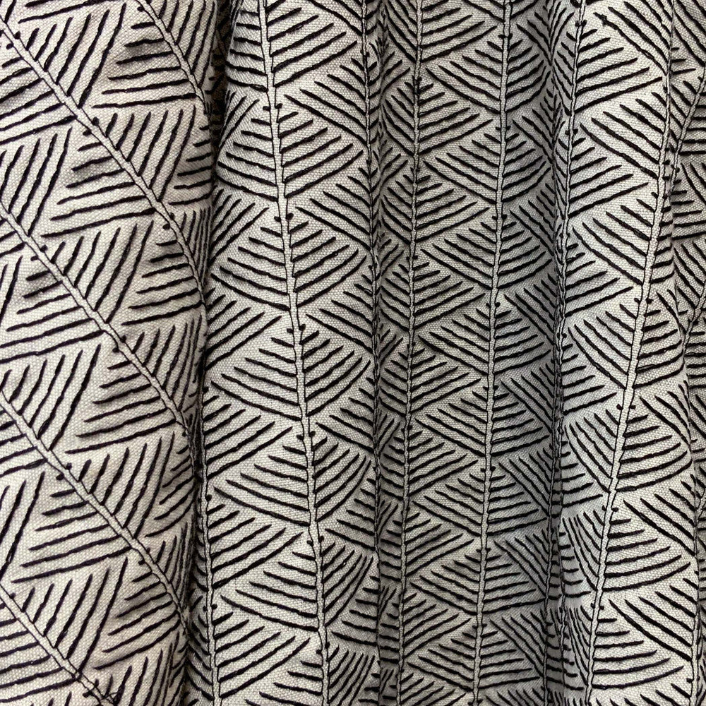 Taverna 98Sj102 by JF Designer Fabric JF STUDIO 44% Linen, 29% Cotton, 18% Viscose, 9% Polyester India H: 2.25, V: 1.25 53 - Swanky Fabrics -