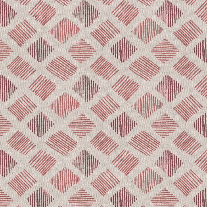 Teaneck 1 Tearose by Stout Designer Fabric THE ART OF COLOR HANDCRAFTED 59%COT 41%LIN INDIA Horizontal: 4.250 and Vertical: 3.875 54 in - Swanky Fabrics -