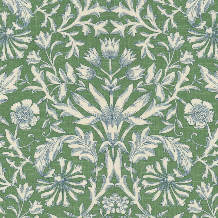 Teasel 1 Grass by Stout Designer Fabric RAINBOW LIBRARY SAGE/CYPRESS 55%LIN 45%SVI SOUTH KOREA Horizontal: 27.250 and Vertical: 26.000 55 in - Swanky Fabrics -