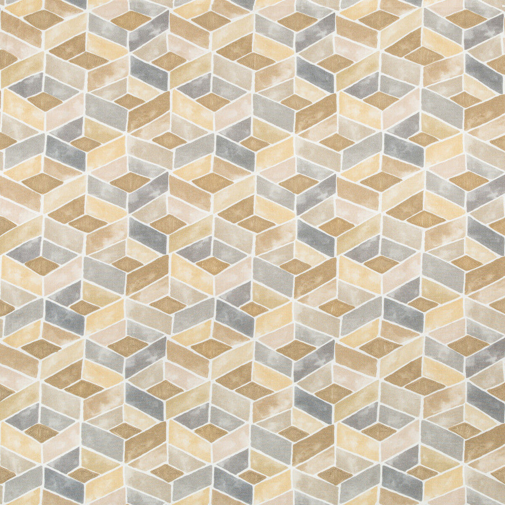 Tesserae Sandstone by Kravet Couture Designer Fabric MODERN COLORS-SOJOURN COLLECTION LINEN - 77%;ACRYLIC - 23% India - Horizontal: 13.4 and Vertical: 13.2 53.5 - Swanky Fabrics -