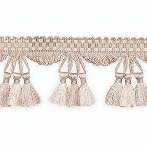Norfolk Tassel Fringe Oyster TF1020-12 by Schumacher Designer Trim