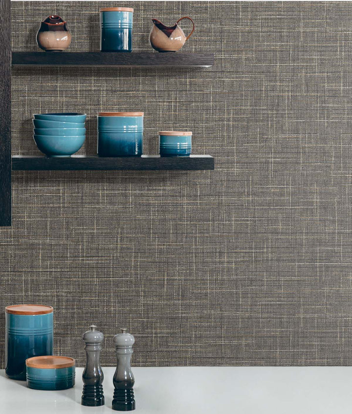Grasmere Weave Fireside TG60149 by DuPont Designer Wallpaper
