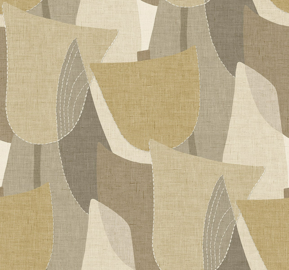 Mosley Tulips Dune TH90003 by Seabrook Designs Designer Wallpaper