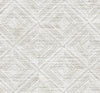Leigh Diamond Fog TH91600 by Seabrook Designs Designer Wallpaper