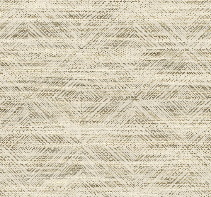 Leigh Diamond Cappuccino TH91606 by Seabrook Designs Designer Wallpaper