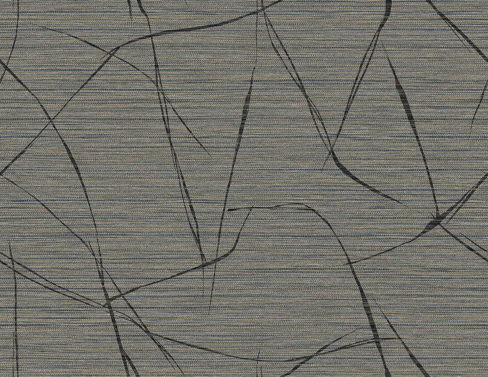 Davenport Sketch Burlap TH91906 by Seabrook Designs Designer Wallpaper