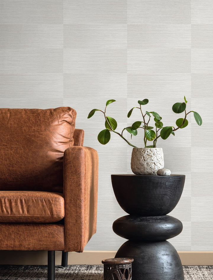 Moston Grey Mist TH92010 by Seabrook Designs Designer Wallpaper
