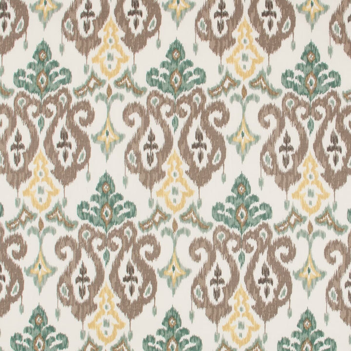 Thatch 2 Shoreline by Stout Designer Fabric RAINBOW LIBRARY CARIBBEAN/PEACOCK 100%COT PAKISTAN FLAME RETARDANT-CA BULLETIN 117-SECTION E FLAME RETARDANT-U.F.A.C. CLASS 1 </p><p>Repeat: 13.5 54 in - Swanky Fabrics -