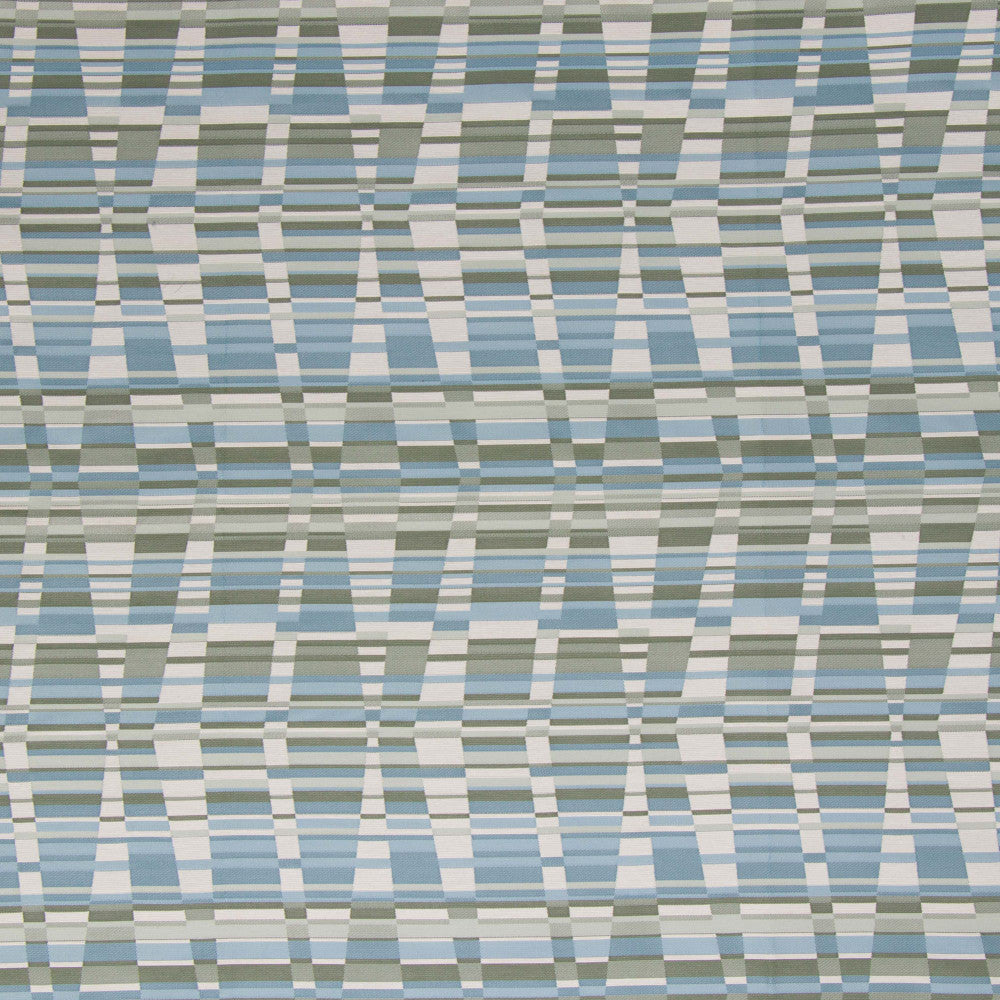 Thirasia Cerulean by Bella-Dura Designer Fabric  100% BELLA DURA POLYOLEFIN USA 70000 H: 7'' V: 14.25'' 56''  - Swanky Fabrics -