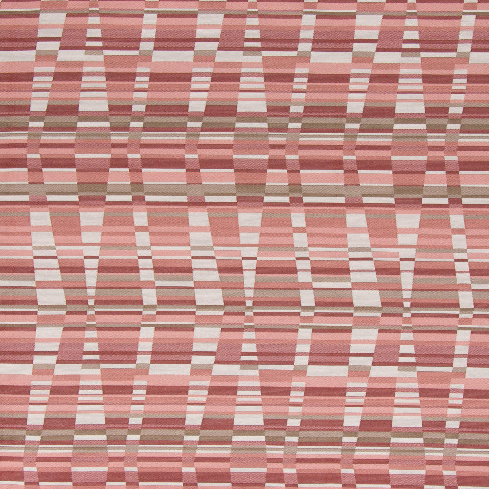 Thirasia Coral by Bella-Dura Designer Fabric  100% BELLA DURA POLYOLEFIN USA 70000 H: 7'' V: 14.25'' 56''  - Swanky Fabrics -