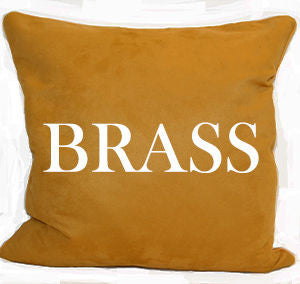 Throw Pillow Brass 38 by Norbar Designer Fabric