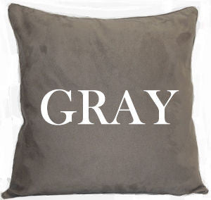 Throw Pillow Gray 92 by Norbar Designer Fabric