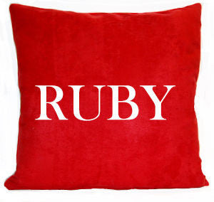 Throw Pillow Ruby 66 by Norbar Designer Fabric