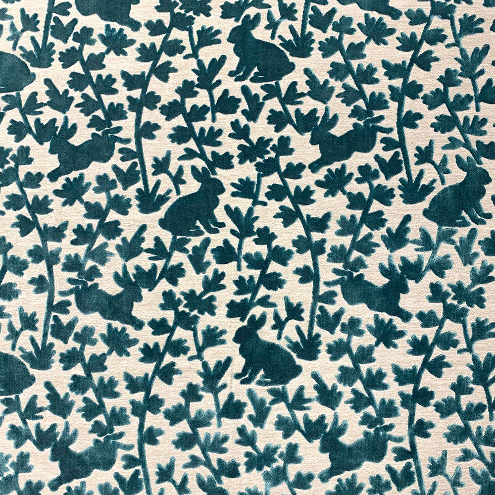 Thumper Cerulean by Magnolia Designer Fabric - 57 Vis, 31 Poly, 12 Cot India 100000 Horizontal: 13.5 and Vertical: 15.75 54 - Swanky Fabrics -