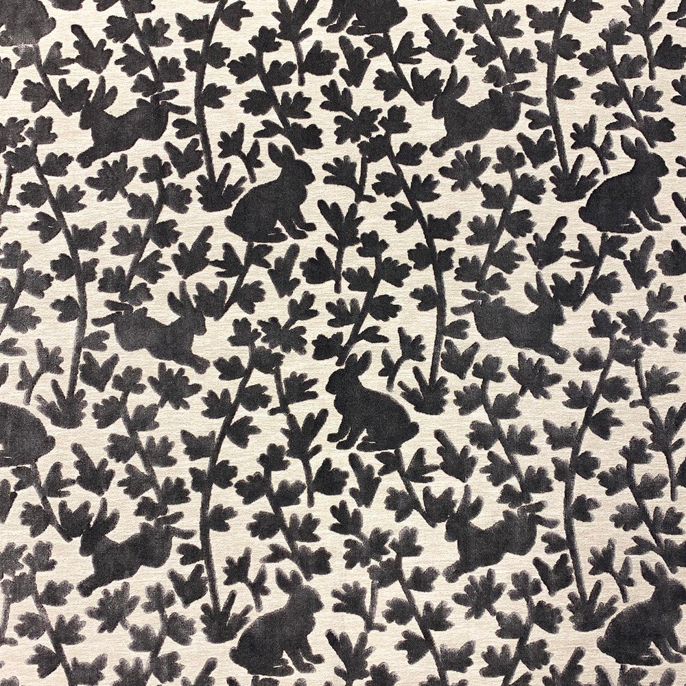 Thumper Charcoal by Magnolia Designer Fabric - 57 Vis, 31 Poly, 12 Cot India 100000 Horizontal: 13.5 and Vertical: 15.75 54 - Swanky Fabrics -