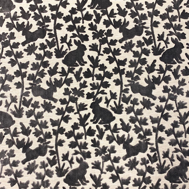 Thumper Charcoal by Magnolia Designer Fabric - 57 Vis, 31 Poly, 12 Cot India 100000 Horizontal: 13.5 and Vertical: 15.75 54 - Swanky Fabrics -