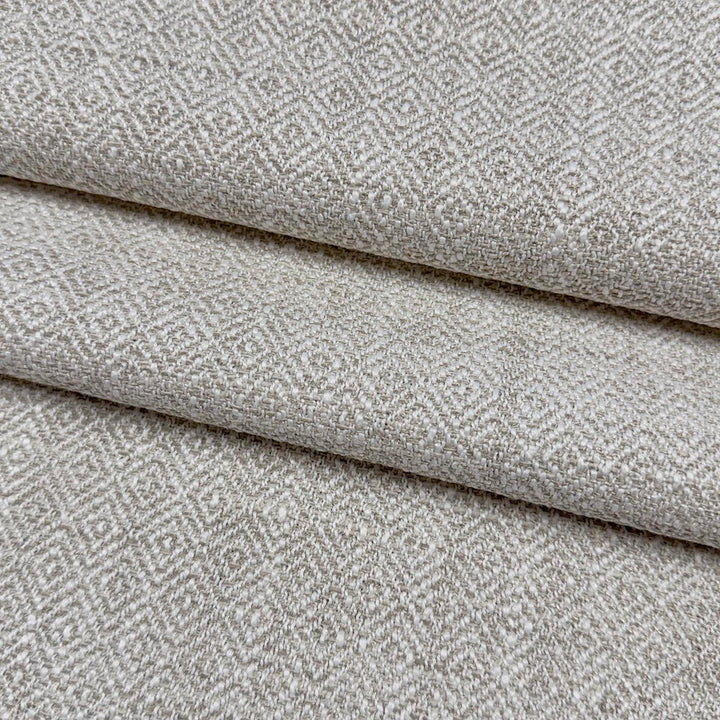 Tigard Oatmeal by Magnolia Designer Fabric - 100% Polyester India 15000 Horizontal: 0.375 and Vertical: 1 54 - Swanky Fabrics -