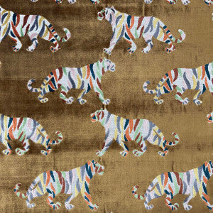 Tigress Caramel by Magnolia Designer Fabric