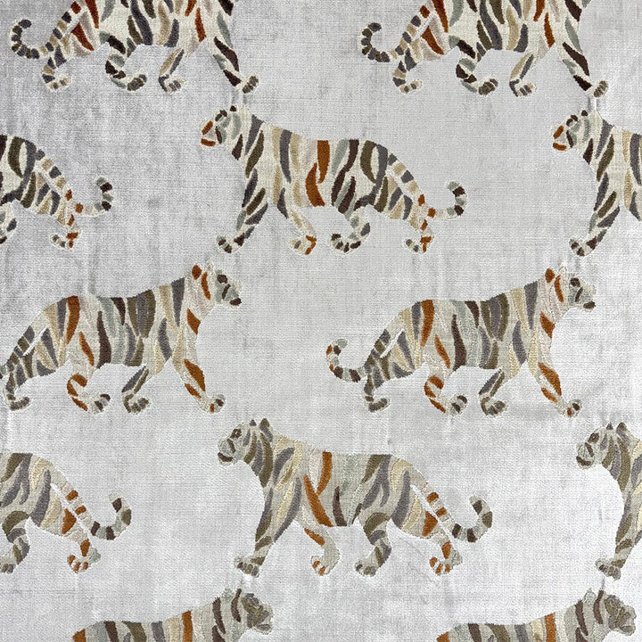 Tigress Moondust by Magnolia Designer Fabric - 44% Viscose, 29% Cotton, 27% Poly India 30000 Horizontal: 14 and Vertical: 25 54 - Swanky Fabrics -