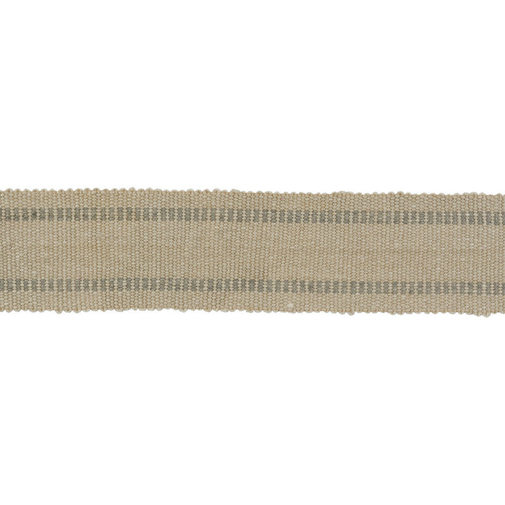 Rennes Tape Grey by Lee Jofa Designer Trim SUZANNE KASLER COLLECTION II LINEN - 65%;JUTE - 35% India Horizontal: and Vertical: 2 - Swanky Fabrics -